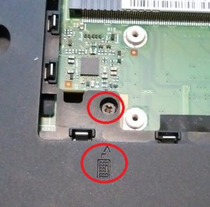 lenovoのノートパソコンThinkPadがfan errorで起動せず。掃除で改善。ビス